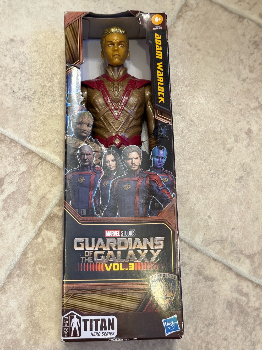 nwt Marvel Guardians of The Galaxy Volume 3 Titan Hero Series 12 inch Adam Warlo